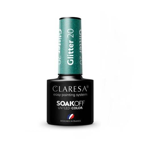Claresa Glitter - 20 Géllakk 5ml 0