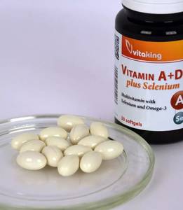 Vitaking A+D+E - Vitamin + Szelén 30db 1