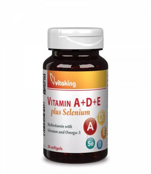 Vitaking A+D+E - Vitamin + Szelén 30db 0