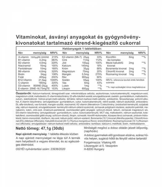 Vitaking Nicovit Multivitamin 30db 2