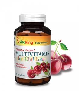 Vitaking Gyermek Multivitamin Rágótabletta 90db 
