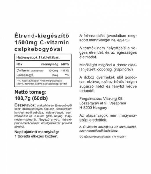 Vitaking C-1500 Vitamin 60db 1