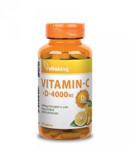 Vitaking C-1000 + D-4000NE Vitamin 90db 