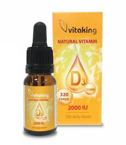 Vitaking D3 Vitamin Csepp 2000IU 10ml 