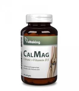Vitaking Kalcium - Magnézium Citrát + D3-Vitamin 90db 
