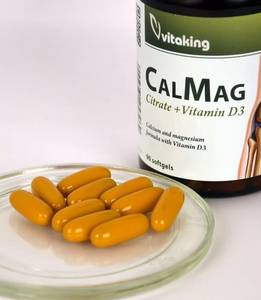 Vitaking Kalcium - Magnézium Citrát + D3-Vitamin 90db 1