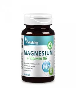 Vitaking Magnézium Citrát + B6-Vitamin 30db 