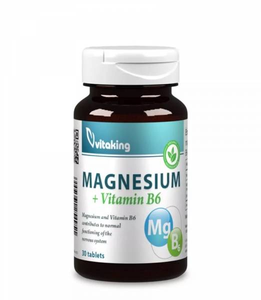 Vitaking Magnézium Citrát + B6-Vitamin 30db 0