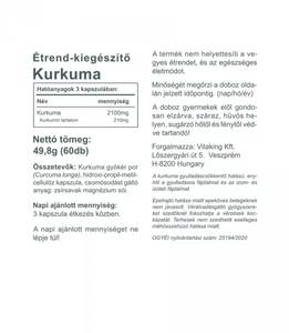 Vitaking Kurkuma 700mg 60db 1