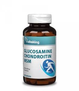 Vitaking Glükozamin + Kondroitin + MSM 60db 0