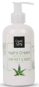 Crystal Spa Hydro Cream Aloe Vera For Feet And Body - Tápláló Krém 250ml 0