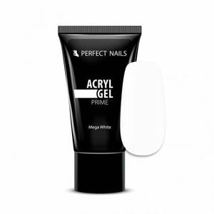 Perfect Nails AcrylGel Prime - Mega White Tubusos Acryl Zselé 30g 