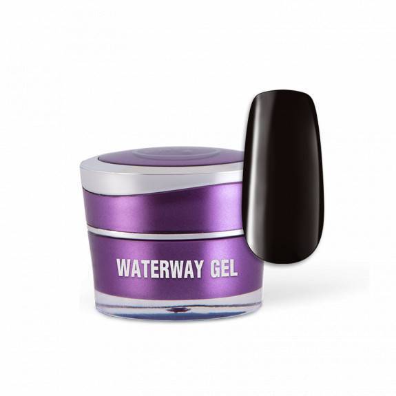 Perfect Nails Waterway Color Gel - Fekete Magasan Pigmentált Fixálásmentes Zselé Waterway Technikához 5g 0