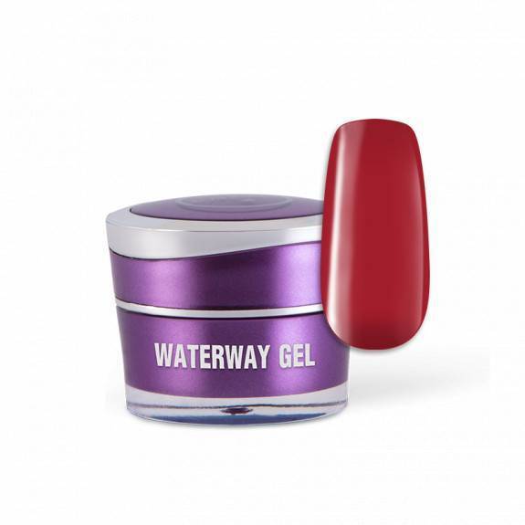 Perfect Nails Waterway Color Gel - Piros Magasan Pigmentált Fixálásmentes Zselé Waterway Technikához 5g 0