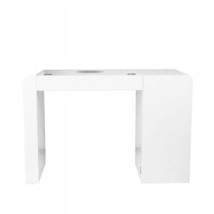 132081 Beépített Porelszívós Fehér manikűrös asztal 2