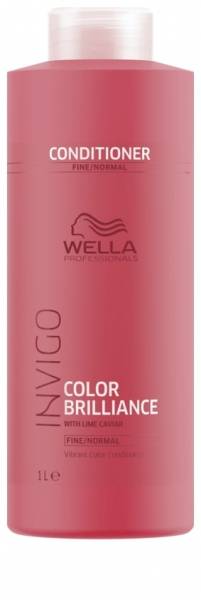 Wella Professionals  Invigo Color Brilliance Színfokozó Kondicionáló - Normál, Vékonyszálú Hajra 1000ml 0