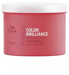 Wella Professionals  Invigo Color Brilliance Színfokozó Maszk - Normál, Vékonyszálú Hajra 500ml 
