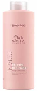 Wella Professionals  Invigo Color Recharge Színfrissítő Sampon Hűvös Szőke Tónusra 1000ml 