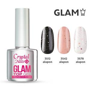 Crystal Nails Glam Top Gel 4ml 