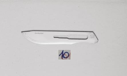 XS370161 ProSafe steril acél pedikűr késpenge #10 100db szike 0