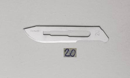 XS370165 ProSafe steril acél pedikűr késpenge #20 100db szike 0