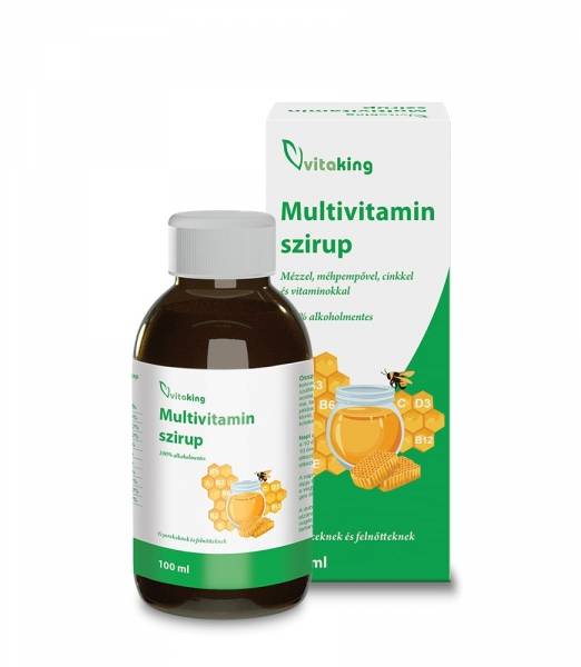 Vitaking Multivitamin Szirup Méhpempővel 100ml 0