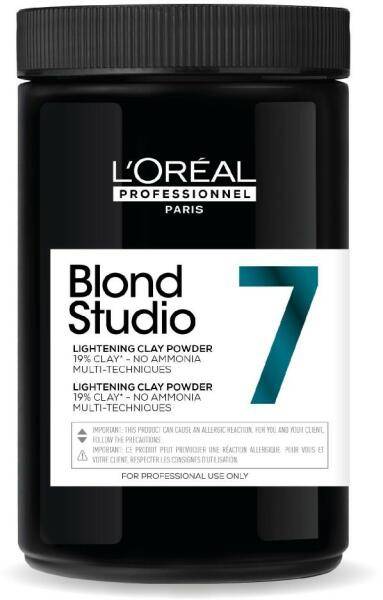 Loreal Professional  Blond Studio Lightening Clay Powder 7 szőkítőpor 500 g 0