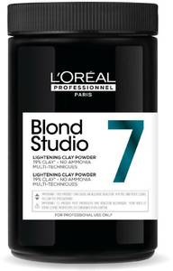 Loreal Professional  Blond Studio Lightening Clay Powder 7 szőkítőpor 500 g 