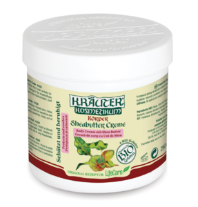 Life Care Kräuter® nyugtató testápoló, shea vajjal és BIO gyógynövényekkel 250 ml 