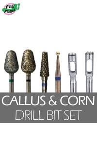 Pedi Planet Callus & Corn Drill Fréz Készlet 6 db-os  