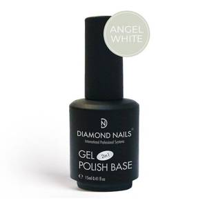 Diamond Nails Rubber Base - Angel White 15ml 