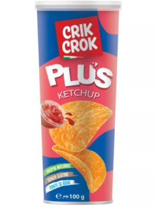  Crik Crok Gluténmetes Ketchupos Burgonya Chips 100g 