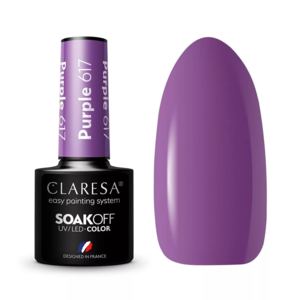 Claresa Purple - 617 Géllakk 5ml