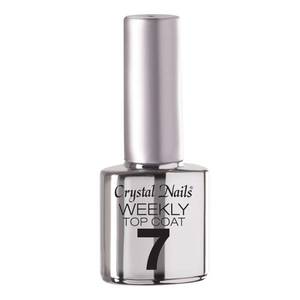 Crystal Nails Weekly Top Coat - 7 Napig Tartó Fény 8ml 