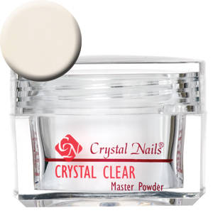 Crystal Nails Master Powder Crystal Clear 100g Építő Porcelánpor