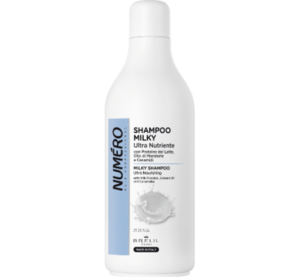 BRELIL Numero Milky Shampoo - Tejproteinnel És Ceramidokkal Dúsított Sampon 800ml 