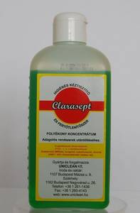 clarasept higiénikus kéztisztító és fertőtlenítőszer 1000 ml -utántöltő fertőtlenítő
