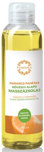 Yamuna Narancs - Fahéj Növényi Alapú Masszázsolaj 250ml 0
