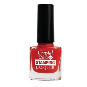 Crystal Nails Stamping Lacquer - Piros 4ml 
