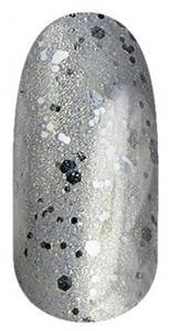 Diamond Nails DN110 - Arany Csillám Ezüst Hexagonokkal Géllakk 7ml
