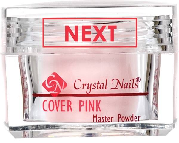Crystal Nails Master Powder Cover Pink Next 17g Építő Porcelánpor 0