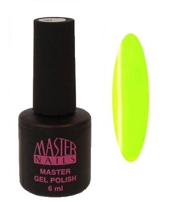 Master Nails MN 6ml Gel Polish: 83 - Neon sárga gél lakk 0