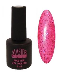 Master Nails MN 6ml Gel Polish: 147 - Pink Glitter gél lakk