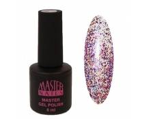 Master Nails MN 6ml Gel Polish: 148 - Kék Multi Glitter gél lakk