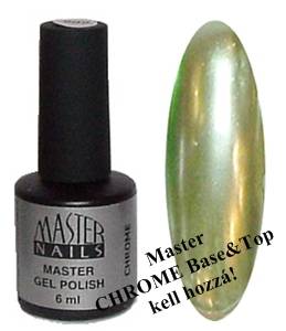 Master Nails MN 6 ml Gel Polish: Chrome - 904 gél lakk 0
