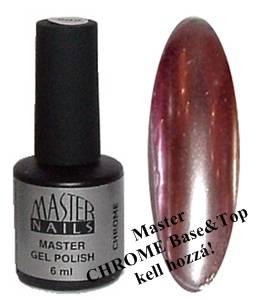 Master Nails MN 6 ml Gel Polish: Chrome - 907 gél lakk