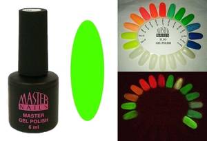 Master Nails MN 6 ml Gel Polish: Fluo - 09 gél lakk