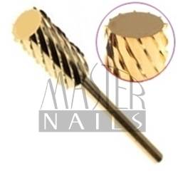 Master Nails Karbid fej arany henger / 3XD (extra durva) / vékony karbid fej 0