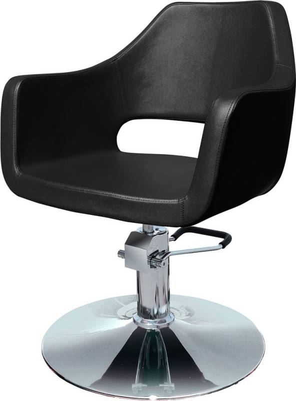 HAIRWAY Fodrász kiszolgáló szék NEO -fekete Hajvágószék 0