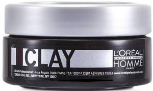 Loreal Professional  Homme Clay - Extra Tartású Wax Matt Hatással 50ml 0
